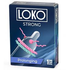 Насадка стимулирующая Loko Strong с продлевающим эффектом