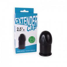 Насадка - удлинитель латексный 2.5 дюйма черный