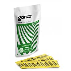 Презервативы Ganzo Ultra thin, No50 (ультра тонкие, 50шт. в   Дой-Пак)