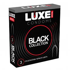 Презервативы гладкие цветные (черные) Black Collection