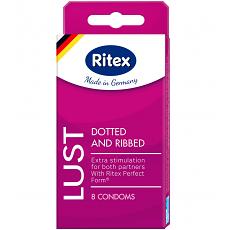 Презервативы Ritex Lust 8 condoms (8 презервативов в вакуумной упаковке)