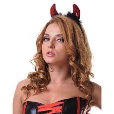 Рожки чертика с пайетками