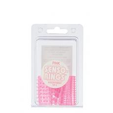 Розовые насадки на половой член Senso Rings