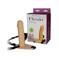 Страпон FOR HER 15.3 см