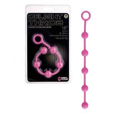 Цепочка шариков для массажа Delight Throb 10 pink