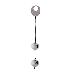 Цепочка шариков для массажа Domino Metallic balls - silver