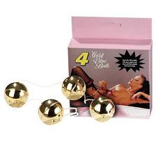 Вагинальные шарики Gold Vibro Balls