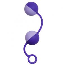 Вагинальные шарики Purrfect Silicone Duotone Balls Purple
