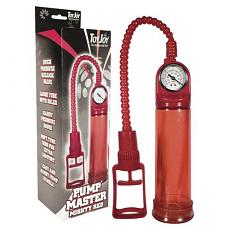 Вакуумный массажер для мужчин Pump Master Mighty Red
