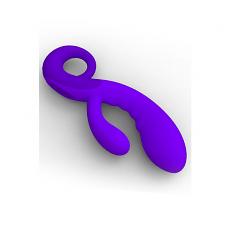 Вибратор бесшумный с двойным проникновением