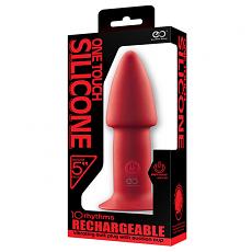 Вибратор для анальной стимуляции 5inch Rechargeable Buttplug red