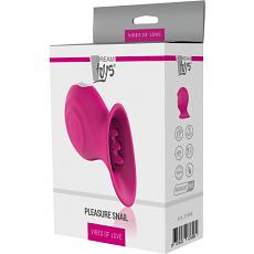 Вибратор для клитора Pleasure Snail Magenta