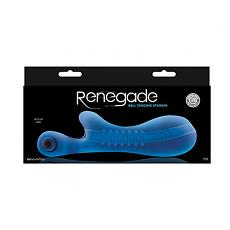 Вибратор для мужчин-вагина с вибратором Renegade Tug Tug Stroker Blue
