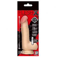Вибратор - фаллоимитатор Flesh X 6,5inch с пультом