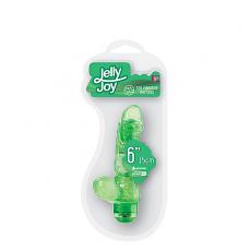 Вибратор Jelly Joy Green 15 см