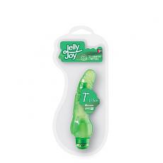 Вибратор Jelly Joy Green 17 см