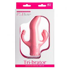 Вибратор клиторальный стимулятор Tri-brator pink
