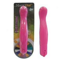 Вибратор Magic Dial Swirl Head Pink