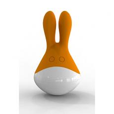 Вибратор оранжевый Ушки кролика