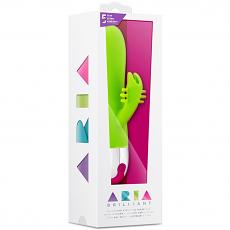 Вибратор с клиторальной стимуляцией Aria Brilliant Lime