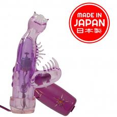 Вибратор с клиторальным стимулятором многоскоростной