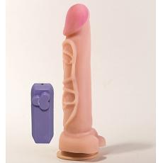 Вибратор с пультом Биоклон фактурный