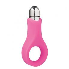 Вибратор со стимулятором клитора Embrace Couples Ring Pink