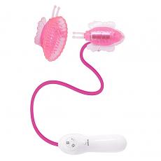 Вибратор вакуумный для женщин Butterfly Tingle Pink