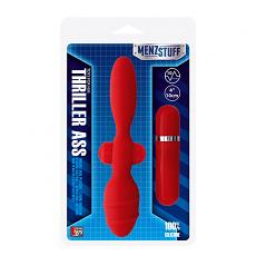 Вибромассажер для анальной стимуляции MENZSTUFF THRILLER ASS RED