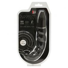 Вибромассажер для анальной стимуляции Purrfect Silicone Deluxe 5.5inch black