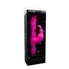 Вибромассажер PURRFECT SILICONE DELUXE DUO VIBE PINK