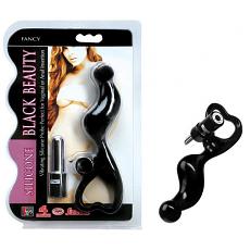 Вибромассажер-фаллоимитатор Черная красавица