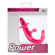 Вибромассажер-фаллоимитатор Finger C Vibrator Pink