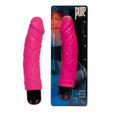 Вибромассажер-фаллоимитатор Pure Vibes Uncut Stud Pink