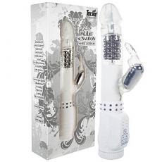 Вибромассажер-фаллоимитатор Rabbit Sensation White Edition