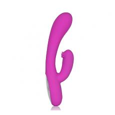 Вибромассажер-фаллоимитатор с клиторальной стимуляцией