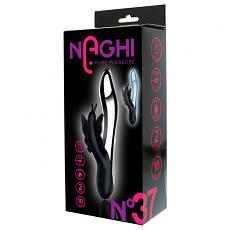 Вибромассажер-фаллоимитатор с клиторальной стимуляцией Naghi N37