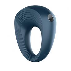 Вибромассажер-клиторальный стимулятор кольцо Satisfyer Vibro Ring Blue