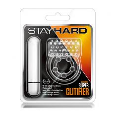 Вибромассажер-клиторальный стимулятор Stay Hard Vibrating Super Clitifier