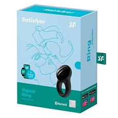 Вибромассажер-клиторальный стимулятор-кольцо Satisfyer Signet Ring