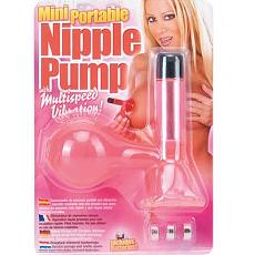 Вибропомпа для сосков розовая