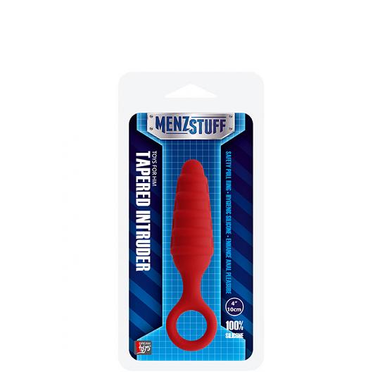 Анальный массажер Menzstuff Tappered Intruder Red цвет красный