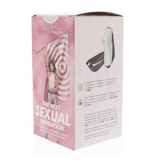 Бесконтактный стимулятор клитора Satisfyer Pro Traveler перезаряжаемый цвет черный