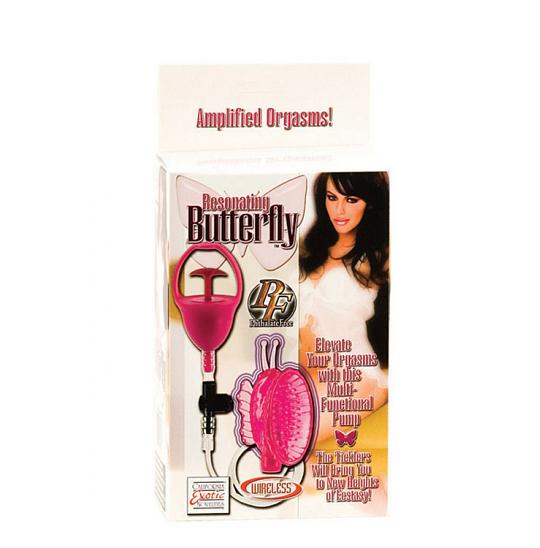 Cтимулятор-бабочка для клитора Resonating Butterfly цвет красный