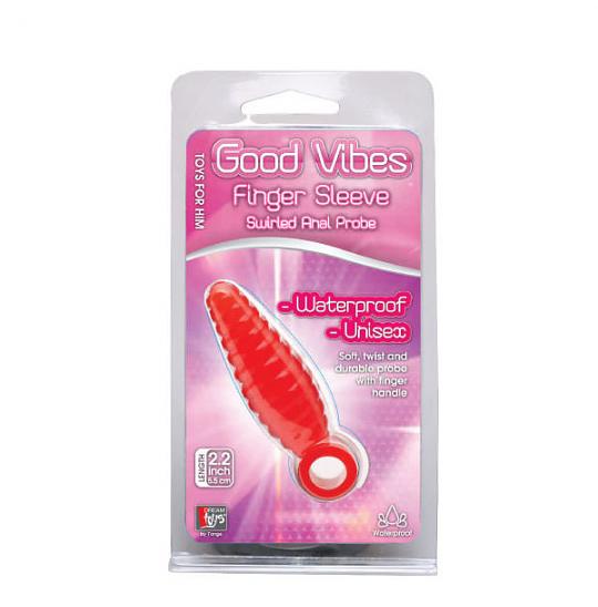 Фаллоимитатор анальной стимуляции Finger Sleeve цвет розовый