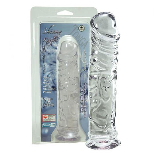 Фаллоимитатор гелевый Shinny Knight цвет белый