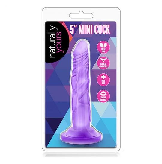 Фаллоимитатор-массажер Mini Cock 5 цвет фиолетовый