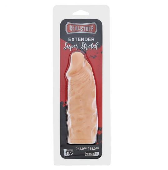 Фаллоимитатор-массажер насадка Extender Super Stretch 14
