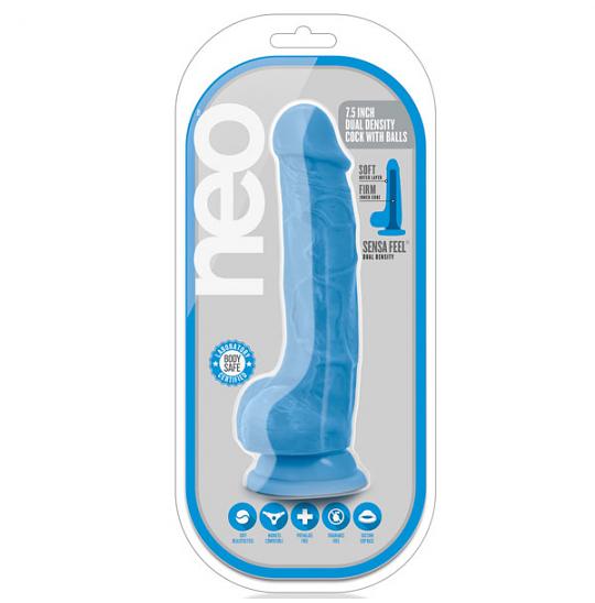 Фаллоимитатор-массажер Neo Sensa Feel blue цвет синий