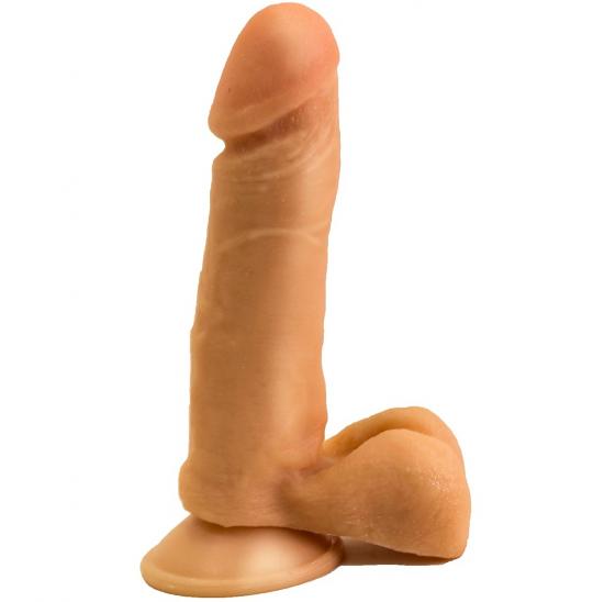 Фаллоимитатор-реалистик на присоске в ламинате цвет телесный